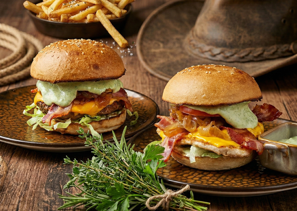 Die Burger-Revolution im März: Entdecke den „Green Deluxe“ im Wild West!