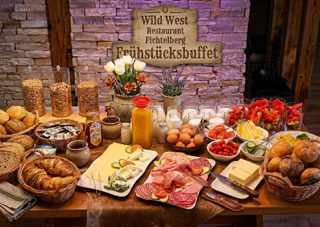 Du betrachtest gerade Der beste Start in den Tag: Euer Wild West Frühstücksbuffet in Fichtelberg